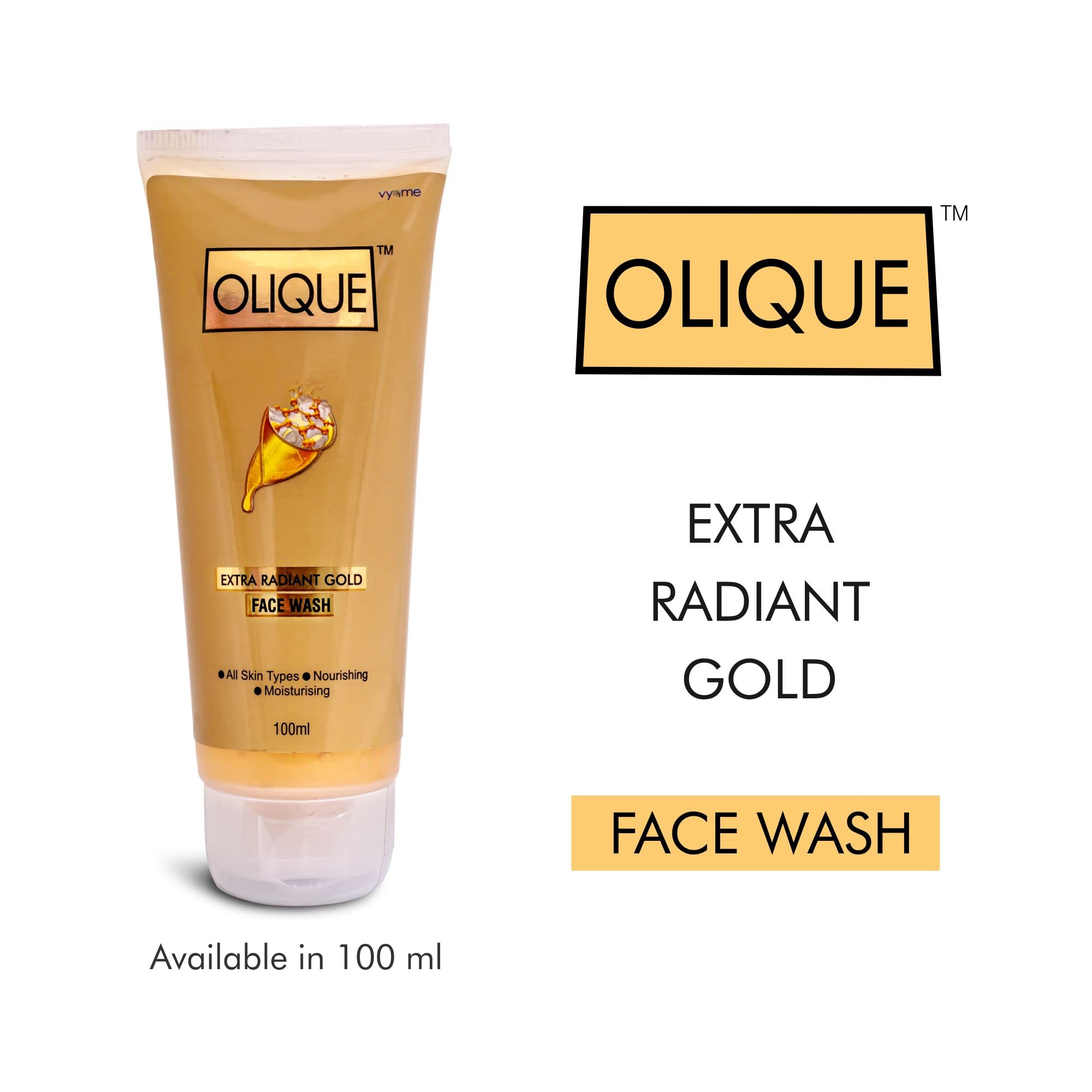 OLIQUE Extra Radiant GOLD FACE WASH 100 ML